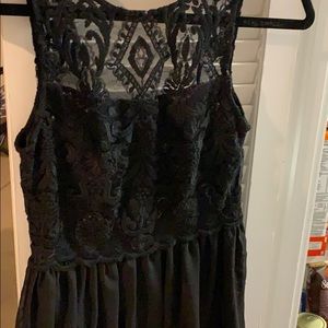 Francesca’s Black dress with sequence